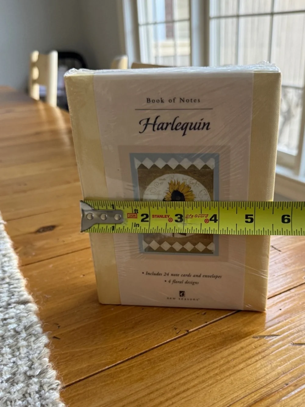 Harlequin Book of Notes Includes 24 note cards and envelopes New Old Stock